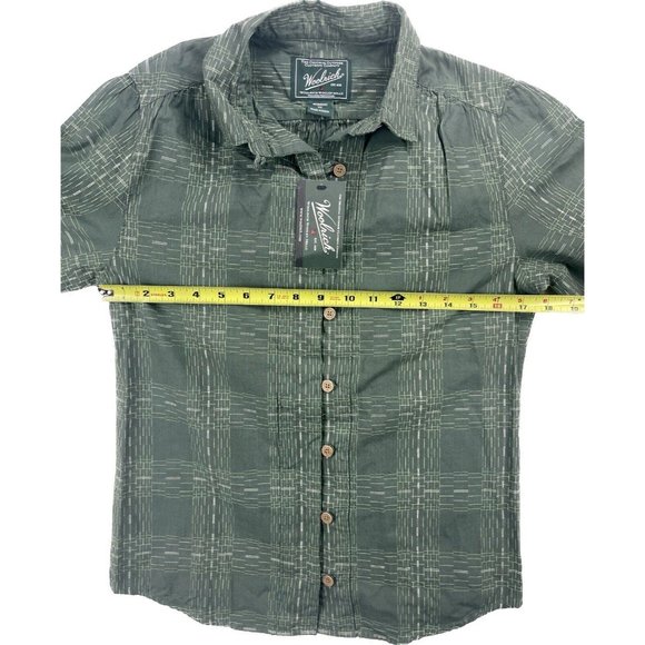 Woolrich Corduroy Vest and Matching Shirt 2 Piece Green Spruce NWT Womens Sz XS - Picture 9 of 16